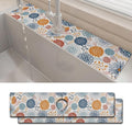 2PCS 24" X 5.5" Kitchen Sink Splash Guard Faucet Mat Mandala Super Absorbent Fast Drying Faucet Guard & Draining Mat Sink Splash Guard Behind Faucet for Kitchen, Bathroom by Unknown