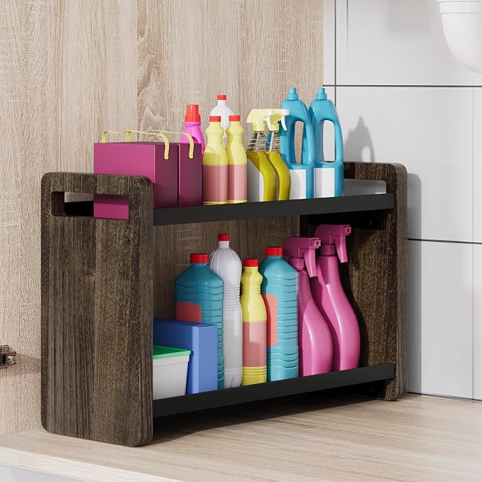 Bathroom Counter Organizer, Bathroom Sink Organizer, Vanity Shelf | Bathroom Organizers and Storage, Bathroom Countertop Organizer, Counter Shelf, Cologne Stand, Perfume Stand, Bathroom Decor - Image 5
