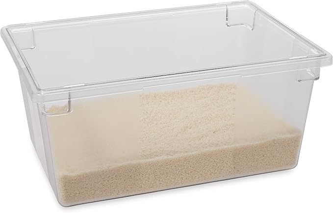 Rubbermaid Commercial Products Polycarbonate Food Storage Box/Tote, 16.5 Gallon, Clear, for Restaurant/Kitchen/Cafeteria - Image 5