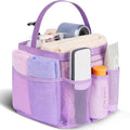EUDELE Mesh Shower Caddy Portable for College Dorm Room Essentials,Portable Shower Caddy Dorm with 9-Pocket Large Capacity, Shower Bag for Beach, Swimming, Gym, Travel essentials, Purple by EUDELE