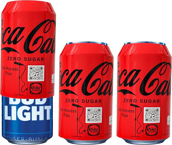 BeerSkin Silicone Can Covers 12 oz (355 ml) - Soda Can Cover - 3 Pk | Red, Reusable, Travel, Camping, Beach Days, Outdoor Parties, Fun Beverage Accessories, Gift for Outdoor Lovers by Skywin