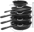 Deco Brothers Pan Organizer Rack for Kitchen Cabinet and Counter, White by DecoBrothers