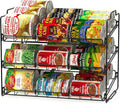 Deco Brothers Stackable Can Rack Organizer Holds Up to 36 Cans, Black | for Kitchen and Pantry by DecoBrothers