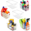 Utopia Kitchen Clear Organizer or Storage Bins - 6 Pack Pantry Organizers and Storage Bins - Medium Clear Storage Containers for Organizing Fridge, Kitchen Organization by UTOPIAKITCHEN