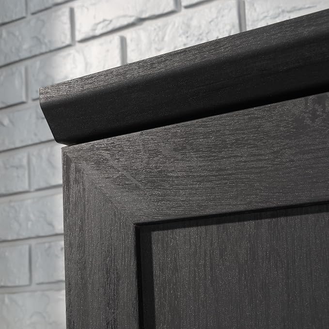 Sauder HomePlus Kitchen Pantry Storage Cabinet Slim Single Door with Adjustable Shelves, Living Room Storage Cabinet, in Raven Oak - Image 7