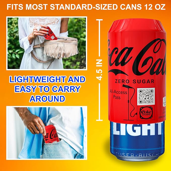 BeerSkin Silicone Can Covers 12 oz (355 ml) - Soda Can Cover - 3 Pk | Red, Reusable, Travel, Camping, Beach Days, Outdoor Parties, Fun Beverage Accessories, Gift for Outdoor Lovers - Image 3