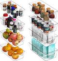 Simple Houseware Pantry Bins Storage Organizer, 8 Packs, (4M/4L) | Large 14 x 7 x 3.75 in. | Medium 12 x 6.2 x 3.4 in. by SimpleHouseware