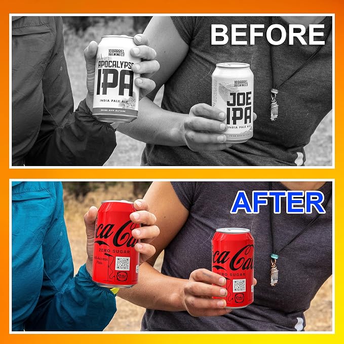 BeerSkin Silicone Can Covers 12 oz (355 ml) - Soda Can Cover - 3 Pk | Red, Reusable, Travel, Camping, Beach Days, Outdoor Parties, Fun Beverage Accessories, Gift for Outdoor Lovers - Image 5