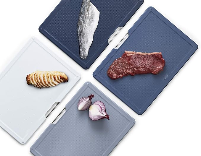 Joseph Joseph Folio 4-Piece Colour coded Cutting Board Set, Slimline case for organized Kitchen storage, Graphite - Image 5