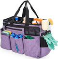 IBVIVIC Wearable Cleaning Caddy Bag for Cleaning Supplies, Purple | Cleaning Organizer Tote Bag with Handle & Shoulder Straps Kitchen Cleaning Supplies Storage Bag for Cleaners & Housekeepers by WelcometoIBVIVIC