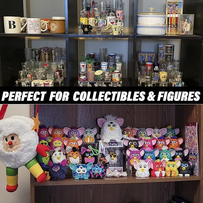 AZEAM Acrylic Display Riser, Clear Perfume Organizer, 3 Tier Cupcake Stand | Acrylic Shelves for Amiibo Funko POP Figures, Shelf Risers for Makeup and Cosmetic, Riser Stand for Vendor Collector, 1 Pack - Image 7
