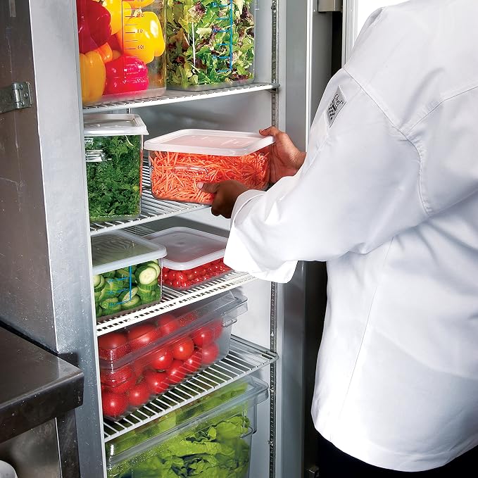 Rubbermaid Commercial Products Polycarbonate Food Storage Box/Tote, 16.5 Gallon, Clear, for Restaurant/Kitchen/Cafeteria - Image 4