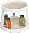 Simple Houseware 2-Tier Lazy Susan Spice Organizer, 10-Inch Diameter, Maple by SimpleHouseware