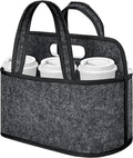 Enlarged 6 Cups Drink Caddy, Drink Carrier with Handle, Water Bottle Caddy | Reusable drink carrier, Assembly-Free Drink Caddy Portable Drink Carrier, Cup Holder Bag Drink Holder for Car, Delivery by RESOVO