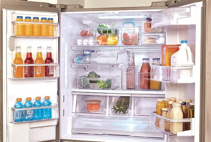 iDesign Clear Plastic Egg Holder for Fridge with Lid, 21 Egg | Storage Container, Organizer Bin - Image 6